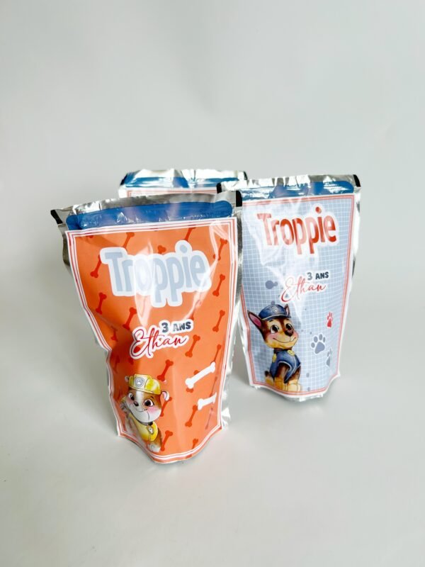 Etiquettes Capri-sun/ Troppie personnalisées