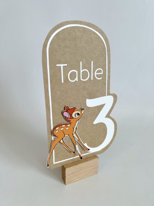 5 Marque-table avec support